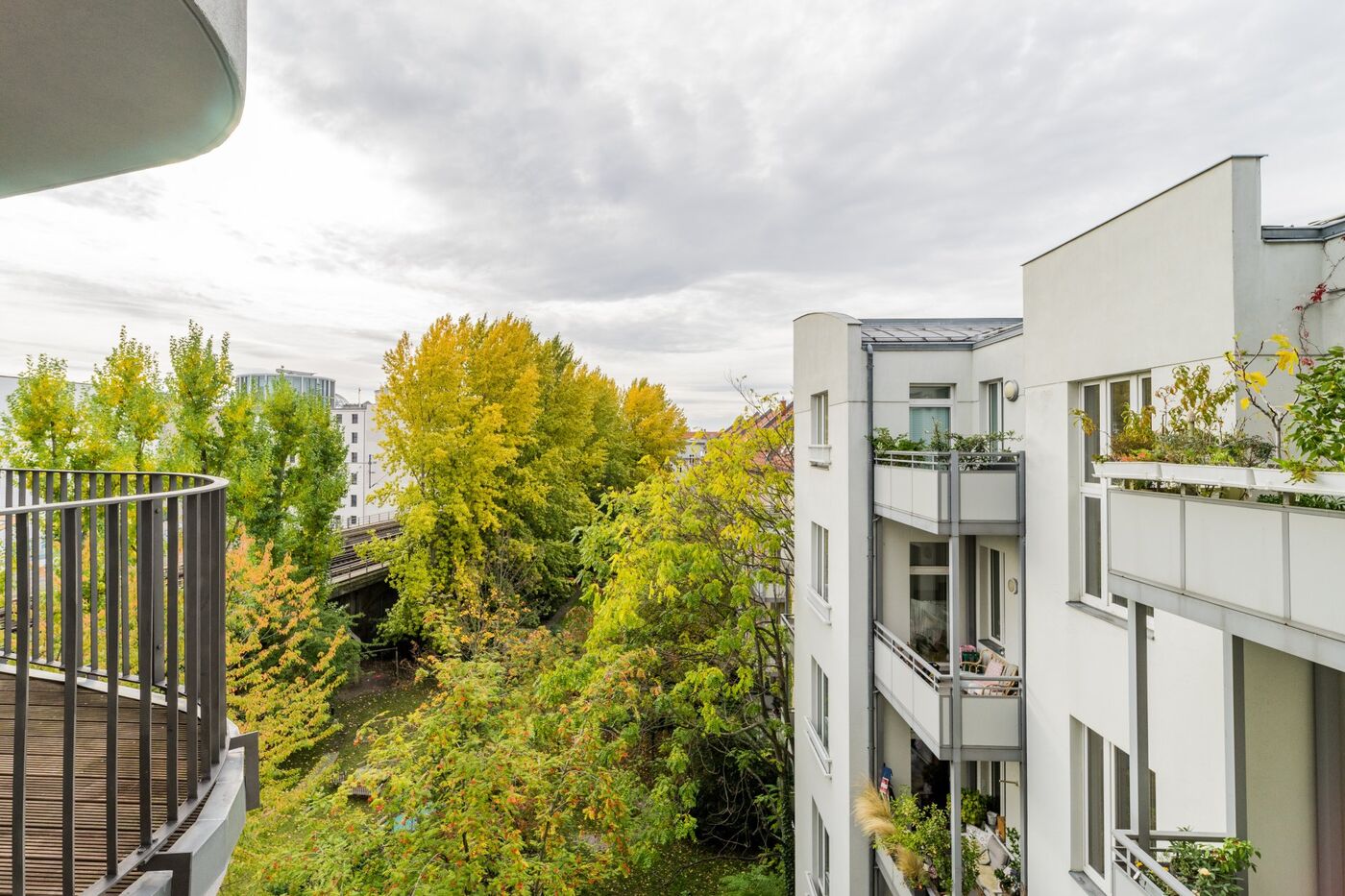 Ausblick Balkon
